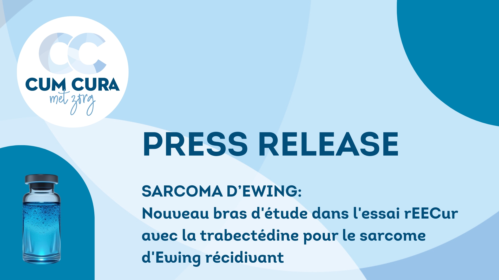 Nieuwe studiearm in de rEECur-studie met trabectedine voor terugkerend Ewing-sarcoom